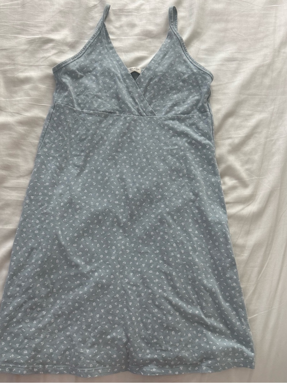 Light Blue Floral Dress
